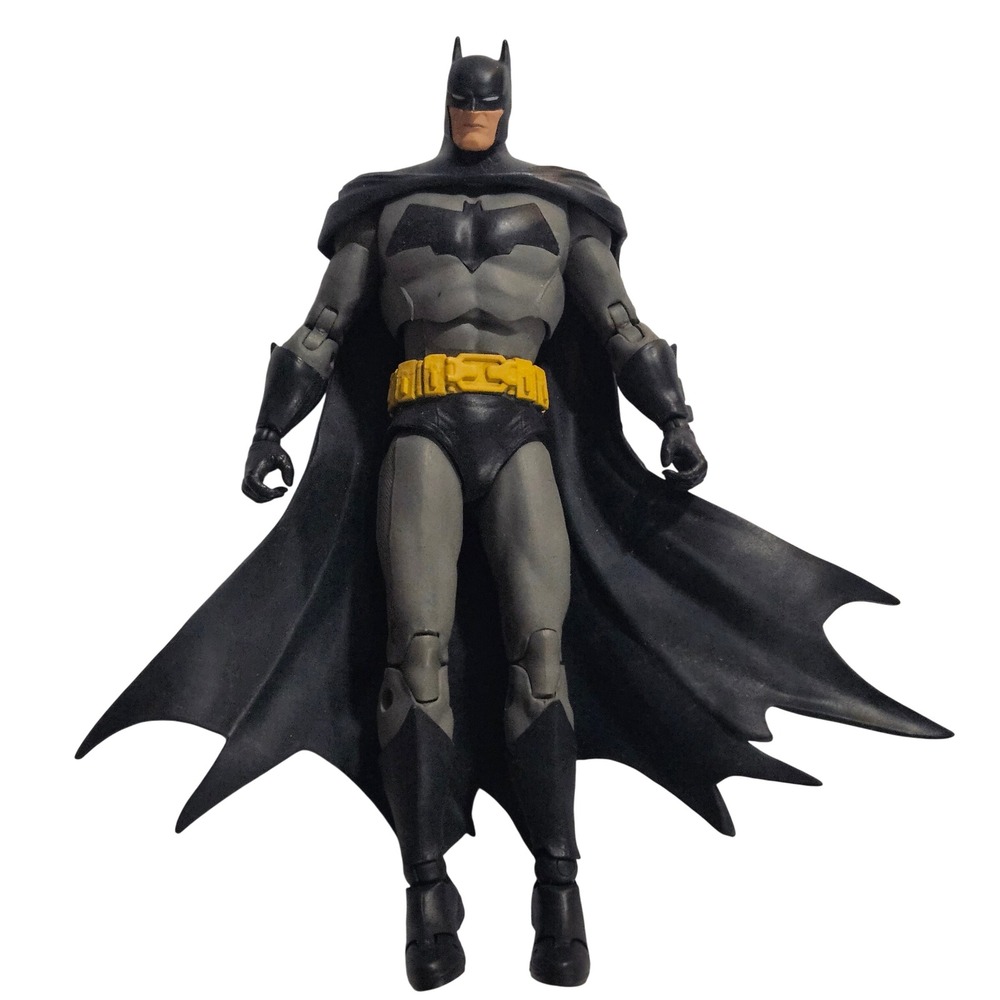 DC Comics Batman Action Figure 7" Grey Black Yellow Articulated Superhero